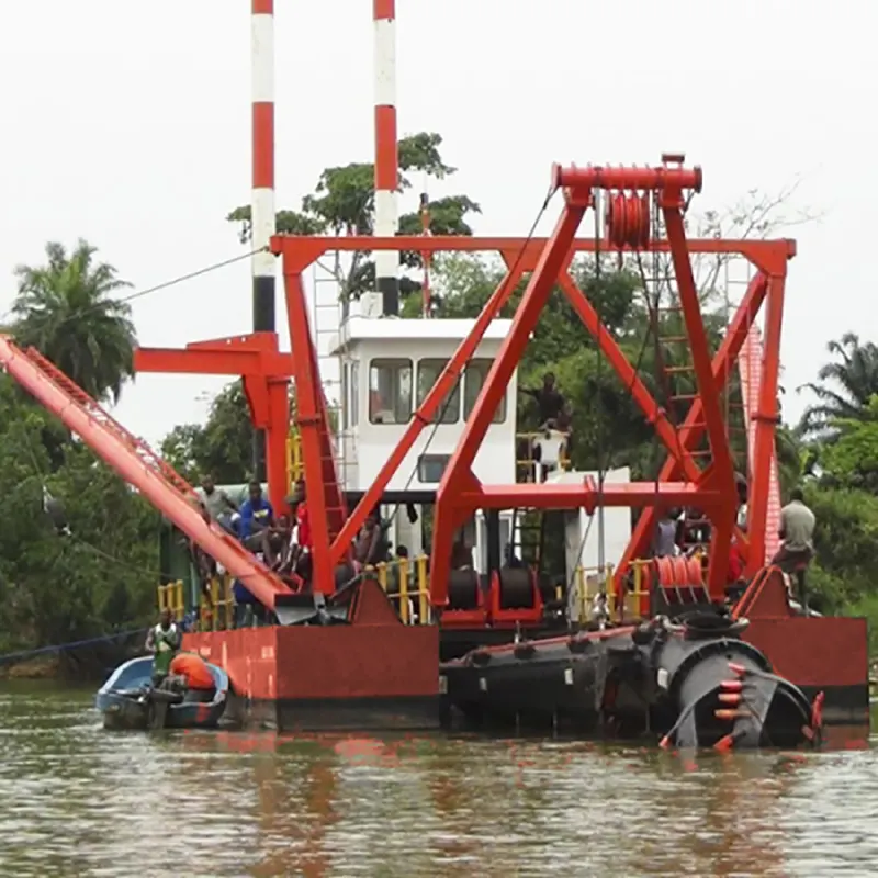 In che modo la nave da draga di sabbia per taglierina per il fiume per il lavoro di dragaggio di sabbia del fiume?
