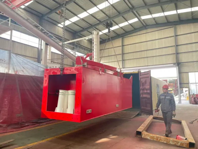 Loading of the JMD350 cutter suction dredger