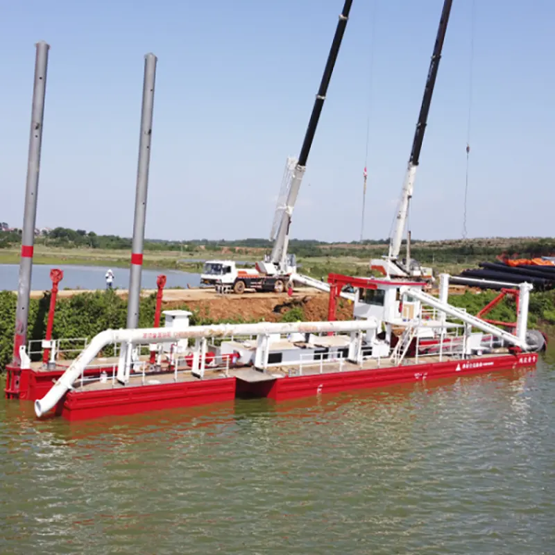 River Desilting Dredging Ship per il dragaggio del fiume con forti prestazioni